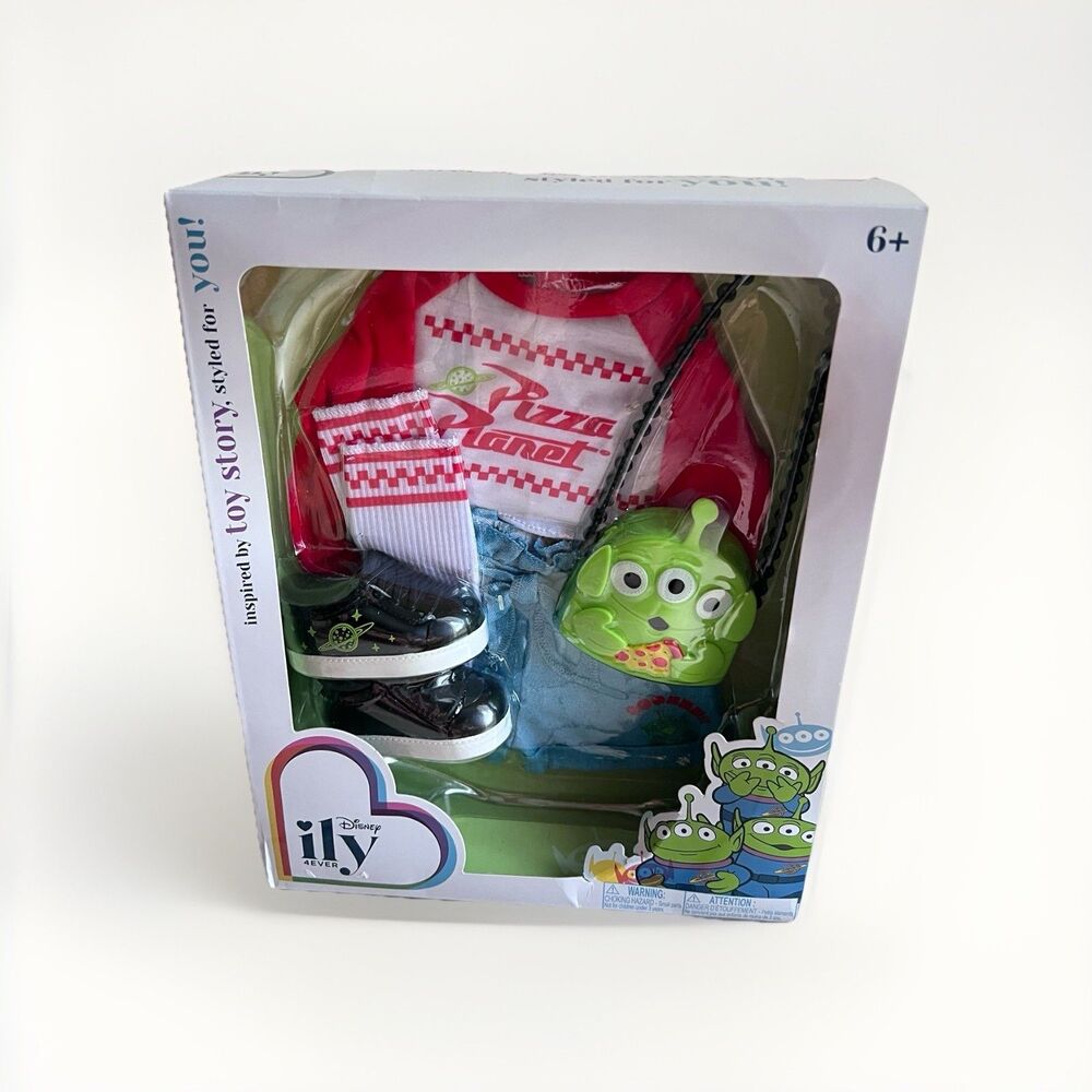 DISNEY ILY 4EVER TOY STORY PIZZA PLANET ALIENS FASHION PACK NEW